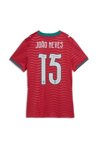 Portugali Joao Neves #15 Jalkapallovaatteet Naisten Kotipaita MM-kisat 2026 Lyhythihainen